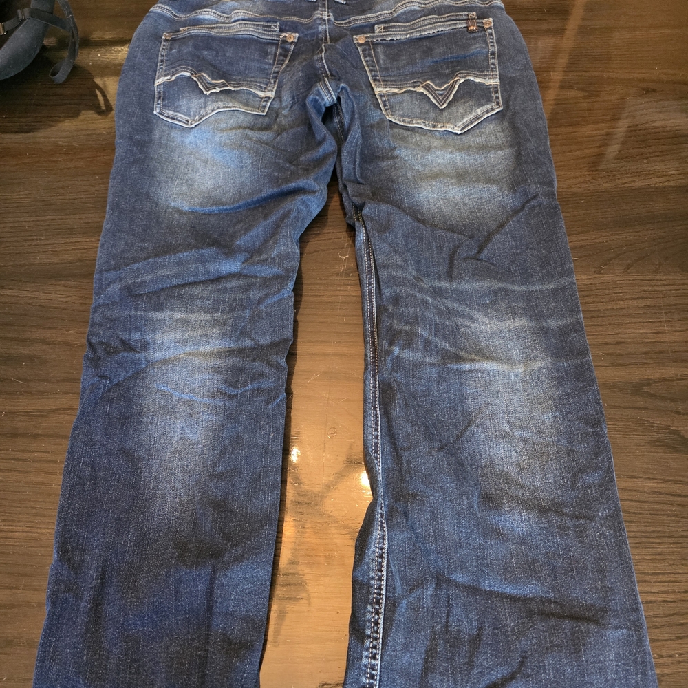 Buffalo David Bitton King X Men's Bootcut Jeans - Indigo Blue Fade